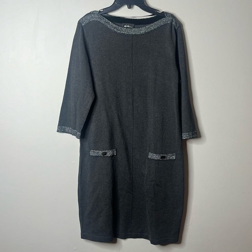 Alyx Grey Sweater Dress Medium